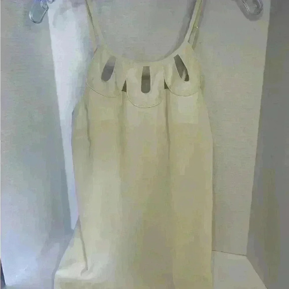 Cooper St Cream Zip Up Elegant Top Size 10 - Picture 3 of 5